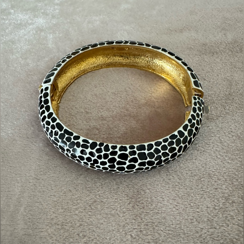 Snakeskin print Bangle Bracelet